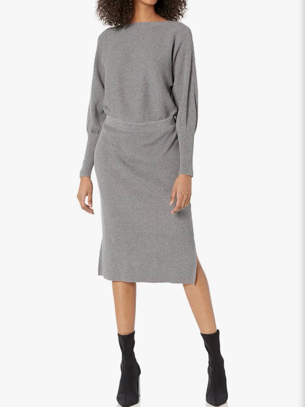 Anne Klein Women's Dolman Sleeve Sweater Dress